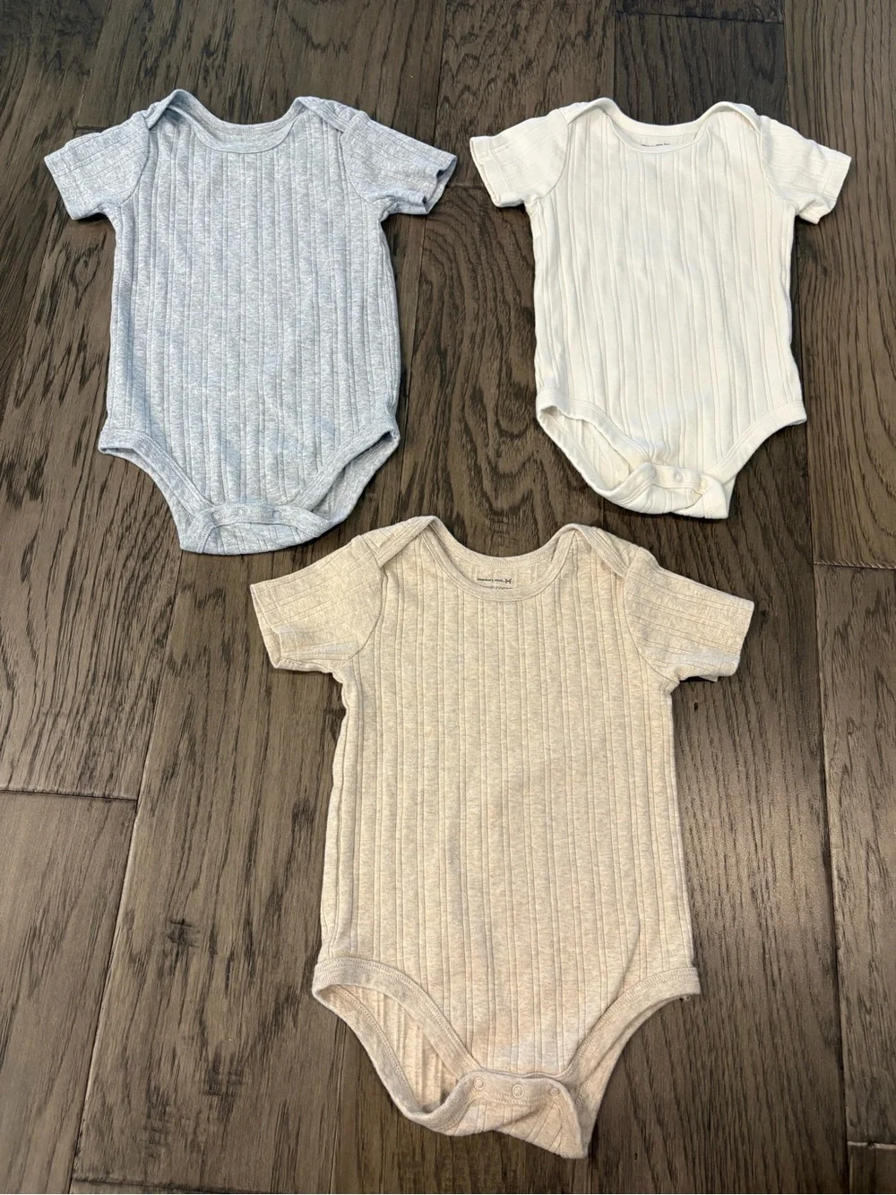 Ribbed Cotton 18M Bodysuits